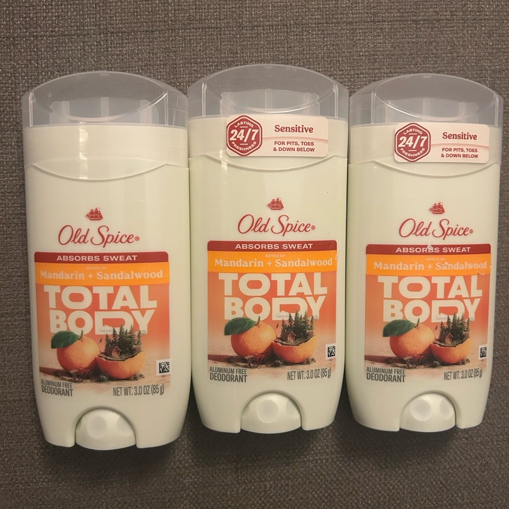 Old Spice Total Body Deodorant - White